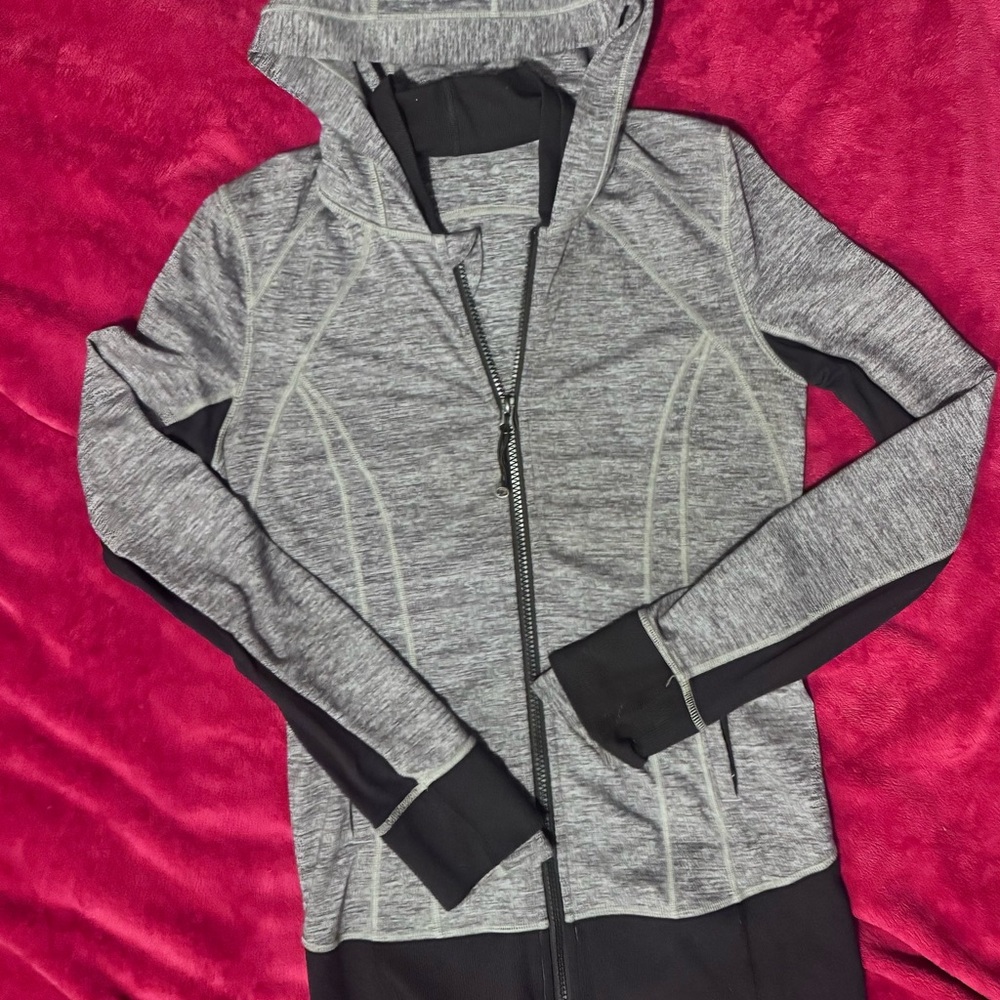 lululemon athletica Gray and Black Utility Jacket